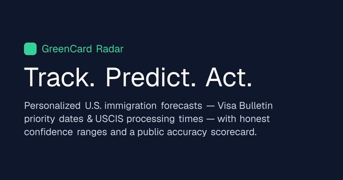 GreenCard Radar screenshot 1
